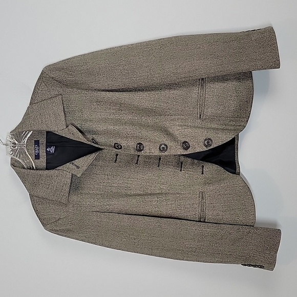 Chaps tweed wool blazer medium - Picture 2 of 7